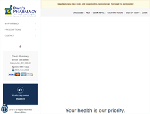 Tablet Screenshot of davespharmacy.com